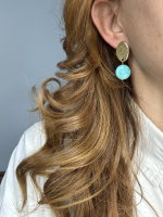 Σκουλαρίκι νεφρίτης βεραμάν - Image 2