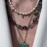 Fluorite Nugget Necklace-Κολιέ Φυσικός Φθορίτης