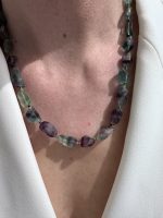 Fluorite Nugget Necklace-Κολιέ Φυσικός Φθορίτης - Image 2