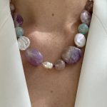 Amethyst Signature Necklace-Κολιέ  Αμέθυστος