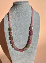 Rosalia Quartz  Signature Necklace Pink - Image 3