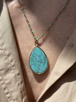 Turqoise Drop Pendant - Image 2