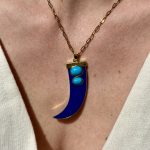 Riviera Charm Necklace blue/turquoise