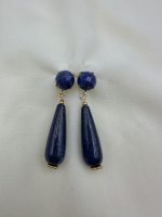 Blue Royal Earrings-Σκουλαρίκια Λάπις Λάζουλι
