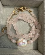 Fairy Pearl Necklace Pink - Image 2