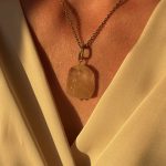 Camelia Quartz  Pendant -Μενταγιόν Χαλαζίας