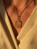Camelia Quartz  Pendant -Μενταγιόν Χαλαζίας