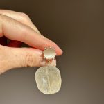 Camelia Quartz Earrings-Σκουλαρίκια Χαλαζίας