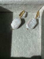 Pearl Classic  Earrings-Σκουλαρίκια Μαργαριτάρι Γλυκου Νερού - Image 2