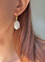 Pearl Classic  Earrings-Σκουλαρίκια Μαργαριτάρι Γλυκου Νερού
