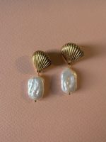 Ocean Earrings  Classic -Σκουλαρίκια Baroque Μαργαριτάρι