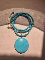 Milos Turquoise Long Haolite Necklace - Image 2