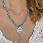 Mykonos Haolite Turquoise Necklace