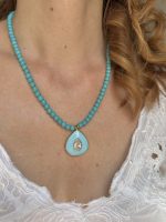 Mykonos Haolite Turquoise Necklace