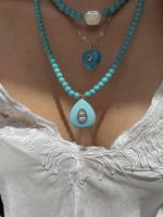 Mykonos Haolite Turquoise Necklace - Image 3