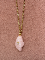 Conch Pink  Necklace Classic Chain - Image 2