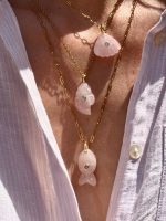 Conch Pink  Necklace Classic Chain - Image 4