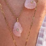 Conch Pink  Necklace Classic Chain
