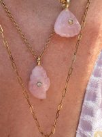Conch Pink  Necklace Classic Chain